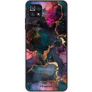 iSaprio Glossy case Dark Marble 10 - Samsung Galaxy A22 5G - Phone Cover