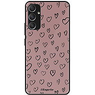 iSaprio Glossy case Heart Dark - Samsung Galaxy A34 5G - Phone Cover