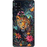 iSaprio Glossy case Flower Jaguar - Samsung Galaxy A51 - Phone Cover