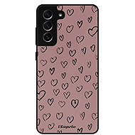 iSaprio Glossy case Heart Dark - Samsung Galaxy S21 FE 5G - Phone Cover