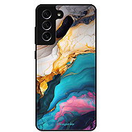 iSaprio Glossy case colour Marble 21 - Samsung Galaxy S21 FE 5G - Phone Cover