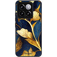 iSaprio Glossy case Gold Leaves - Xiaomi 14 - Phone Cover
