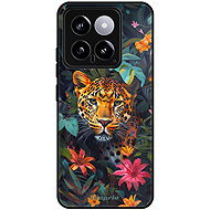 iSaprio Glossy case Flower Jaguar - Xiaomi 14 - Phone Cover