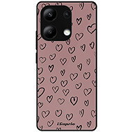 iSaprio Lesklé pouzdro Heart Dark - Xiaomi Redmi Note 13 - Phone Cover