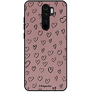 iSaprio Lesklé pouzdro Heart Dark - Xiaomi Redmi Note 8 Pro - Phone Cover