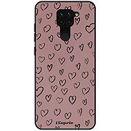 iSaprio Lesklé pouzdro Heart Dark - Xiaomi Redmi Note 9 - Phone Cover