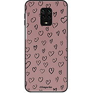 iSaprio Lesklé pouzdro Heart Dark - Xiaomi Redmi Note 9 Pro / Note 9S - Phone Cover