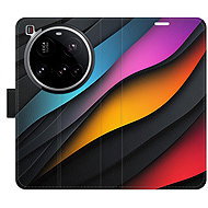 iSaprio Flip Case colour Waves for Xiaomi 15 Ultra - Phone Case