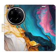 iSaprio Flip Case Colourful Marble for Xiaomi 15 Ultra - Phone Case