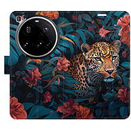 iSaprio Flip Case Flower Jaguar 02 for Xiaomi 15 Ultra - Phone Case