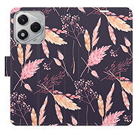 iSaprio Flip case Ornamental Flowers 02 for Honor 400 Lite - Phone Case