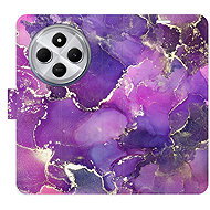 iSaprio Flip case Purple Marble for Xiaomi Redmi 14C / Poco C75 - Phone Case