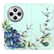 iSaprio Flip case Blue Flowers for Xiaomi Redmi 14C / Poco C75 - Phone Case