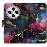 iSaprio Flip case Dark Marble for Xiaomi Redmi 14C / Poco C75 - Phone Case