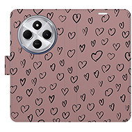 iSaprio Flip case Heart Dark 02 for Xiaomi Redmi 14C / Poco C75 - Phone Case