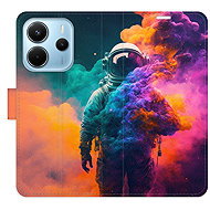 iSaprio Flip case Astronaut in Colours 02 for Xiaomi Redmi Note 14 - Phone Case