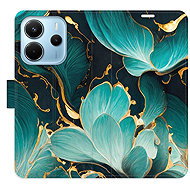 iSaprio Flip case Blue Flowers 02 for Xiaomi Redmi Note 14 - Phone Case