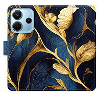 iSaprio Flip case GoldBlue for Xiaomi Redmi Note 14 - Phone Case