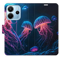 iSaprio Flip case Jellyfish for Xiaomi Redmi Note 14 - Phone Case