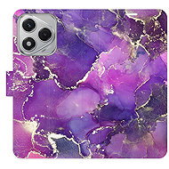 iSaprio Flip Case Purple Marble for Honor 400 Lite - Phone Case