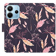 iSaprio Flip case Ornamental Flowers 02 for Xiaomi Redmi Note 14 - Phone Case