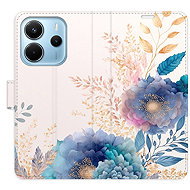 iSaprio Flip case Ornamental Flowers 03 for Xiaomi Redmi Note 14 - Phone Case