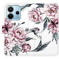 iSaprio Flip case Pink Flowers for Xiaomi Redmi Note 14 - Phone Case