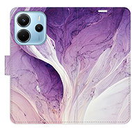 iSaprio Flip case Purple Paint for Xiaomi Redmi Note 14 - Phone Case