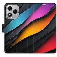 iSaprio Flip Case colour Waves for Honor 400 Lite - Phone Case