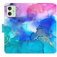 iSaprio Flip Case BluePink Paint for Motorola Moto G54 5G / G54 5G Power Edition - Phone Case