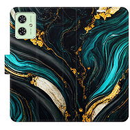 iSaprio Flip Case Dark Paint for Motorola Moto G54 5G / G54 5G Power Edition - Phone Case
