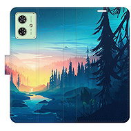 iSaprio Flip case Magical Landscape for Motorola Moto G54 5G / G54 5G Power Edition - Phone Case