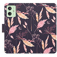 iSaprio Flip case Ornamental Flowers 02 for Motorola Moto G54 5G / G54 5G Power Edition - Phone Case