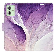 iSaprio Flip Case Purple Paint for Motorola Moto G54 5G / G54 5G Power Edition - Phone Case