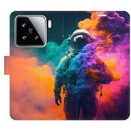 iSaprio Flip case Astronaut in Colours 02 for Xiaomi 15 - Phone Case