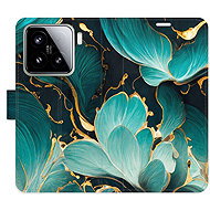 iSaprio Flip case Blue Flowers 02 for Xiaomi 15 - Phone Case
