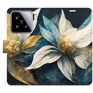iSaprio Flip Case Gold Flowers for Xiaomi 15 - Phone Case
