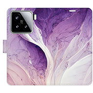 iSaprio Flip Case Purple Paint for Xiaomi 15 - Phone Case