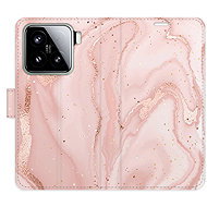 iSaprio Flip Case RoseGold Marble for Xiaomi 15 - Phone Case
