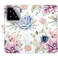 iSaprio Flip Case Succulents Pattern for Xiaomi 15 - Phone Case