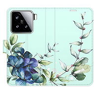 iSaprio Flip Case Blue Flowers for Xiaomi 15 - Phone Case