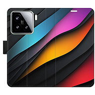 iSaprio Flip case colour Waves for Xiaomi 15 - Phone Case