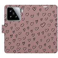 iSaprio Flip case Heart Dark 02 for Xiaomi 15 - Phone Case