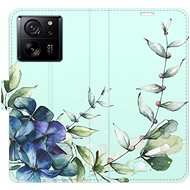 iSaprio flip case Blue Flowers for Xiaomi 13T / 13T Pro - Phone Case