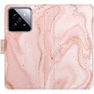 iSaprio flip case RoseGold Marble for Xiaomi 14 - Phone Case
