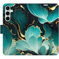 iSaprio flip case Blue Flowers 02 for Samsung Galaxy S23 FE - Phone Case