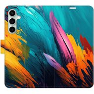 iSaprio flip case Orange Paint 02 for Samsung Galaxy S23 FE - Phone Case