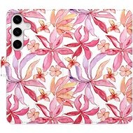 iSaprio flip case Flower Pattern 10 for Samsung Galaxy S24 - Phone Case