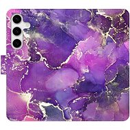 iSaprio flip pouzdro Purple Marble pro Samsung Galaxy S24 - Phone Case