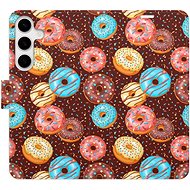 iSaprio flip pouzdro Donuts Pattern pro Samsung Galaxy S24+ - Phone Case